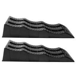 2pcs Car Ramps 61cm Trailer Leveler Car Tire Lifting Pad 3.5T Antiskid Working Ramp Auto Oil Changing Repair Lift Tools