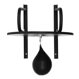 Boxing Training Spinning Ball Target, Adjustable Speedball Platform with Inflatable Cylinder for Hand-Eye Coordination and