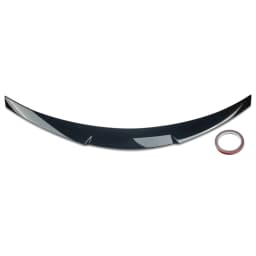 For BMW 1 Series E82 E82 125i 128i 135i Coupe 2007-2013 M4 Style Rear Spoiler Lip Wings Glossy Black Rear Tail Wings Magickit