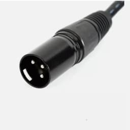 10Pcs 2M DMX XLR Cable Set 3 Pins Metal Connectors Multi-Layer Shielding Non-Waterproof For Stage Lighting & Events