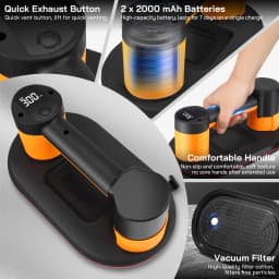 Electric Suction Lifter with LCD Display 27cm 300kg Battery Vacuum Suction Cup Heavy Duty Glass Tile Lifter for Rough Tiles