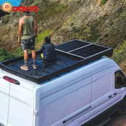 DOKIO 18V 100W Solar Panels/100W Monocrystalline Kit 100 Watt Photovoltaic Waterproof Cell Panel For RV/Home/12V Battery