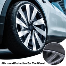 4PCS For Tesla Model Y Juniper 2025-2026 Wheel Cap 19Inch Wheel Cover Replacement Wheel Hub Cap Full Rim Cover Accessorie