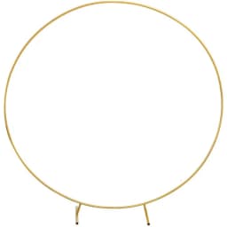 Metal Wedding Balloon Arch Stand Circular Wreath Balloon Party Decoration Backdrop Birthday Baby Shower Event Decor Arch Frame
