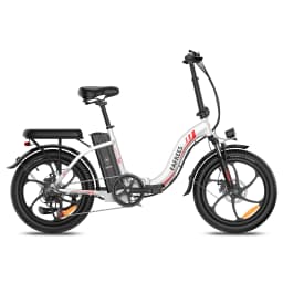 Fafrees Folding Electric Bicycle Adults 20 Inch Fat Tire City E-bike with 36V 18Ah Removable Battery 90km Range