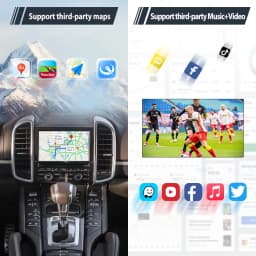 Junsun Wireless CarPlay Android Auto For Porsche Panamera Cayenne Cayman Macan Boxster 911 991 718 PCM3.1 AirPlay Mirror Link