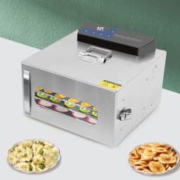 6-Layer Stainless Steel Fruit Dryer 6-Disc Food Dehydrator Snack Vegetable Dried Fruit Pulp Dryer Dehydrated Vegetables Maker