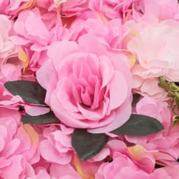 12 Pcs Flower Wall Panels Pink Wall Backdrop Panels Wedding Decor Set 60X40Cm Artificial Rose & Dahlia Flower Wall Panels