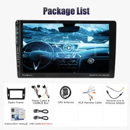 ESSGOO 9" IPS Touchscreen For VW Polo 6R 6C 2009-2017 Carplay Android auto Android 14 GPS NAVI WIFI BT FM USB Type-C Car Stereo