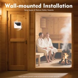 3-9kw 220-240v Digital Sauna Stove Controller Dry Steam Oven Controller with Light Temperature Dry Steam Room Knob Controller