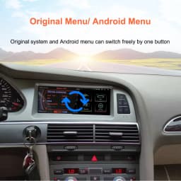 Bonroad 8.8 "CarPlay Android 14 Auto Radio For Audi A6 C6 4f 2005-2012 MMI 2G 3G Car Stereo Multimedia Player Screen Headunit