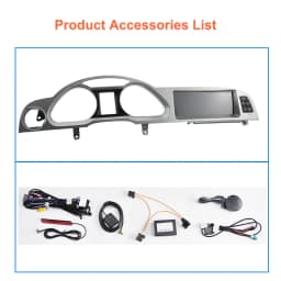 Bonroad 8.8 "CarPlay Android 14 Auto Radio For Audi A6 C6 4f 2005-2012 MMI 2G 3G Car Stereo Multimedia Player Screen Headunit