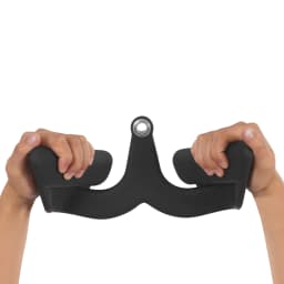 7PCS Home Gym Fitness Rowing V-Bar| Pull Down Bar for Cable Machine Attachments| Biceps Triceps Back Blaster Hand Grips