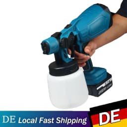 1000ML Electric Spray Gun HVLP Paint Sprayer Auto Steel Coating Airbrush Home Cordless Paint Sprayer For Makita 18V Battery Pin