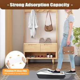 Automatic Shoe Film Machine Kit Shoe Cover Dispenser with 1 Roll Films Disposable Home Shoe Film Machine