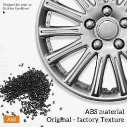 14in Umbrella Style Hubcaps Universal Fit Wheel Covers for Cars Set of 4 Fits Steel Wheel Cover Replacement Hubcap for R14 Tire