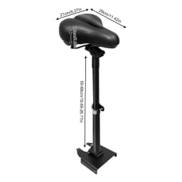 Comfortable Scooter Saddle, Adjustable Height (50-68cm), Foam-filled Cushion, Shock-absorbing Spring, Foldable Base for Xiaomi 3
