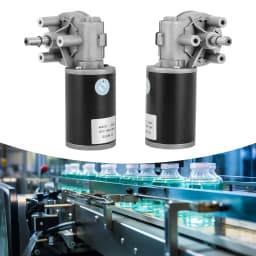 Micro DC Motor DC Gear Motor Electric Geared Motor DC Reduction Motor Self-Locking Motor Left/ Right(Selectable) 80W-24V 220RPM
