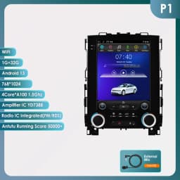 Hizpo Car Android For Renault Megane 4 Radio Samsung Koleos SM6 Talisman 2017 - 2019 For Tesla Style 4G WIFI GPS Navi Multimedia