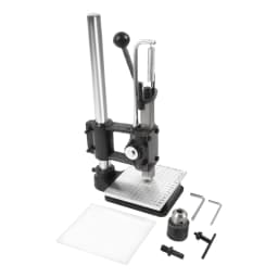 Manual Press Puncher 0-16cm Adjustable Height for Leather Craftsmen for Punching Pronging Stamping Processes