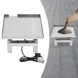 35*35cm 50w 3600rpm Large-Capacity Concrete Vibration Table Vibration Platform Stainless Steel Efficient Vibration Durable