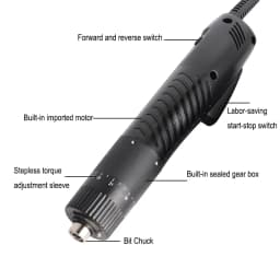 Adjustable Electric Screwdriver,Automatic Speed Industrial Torque Power Tool 36V Screw Drill Bit Optional,Electric Drill Repair