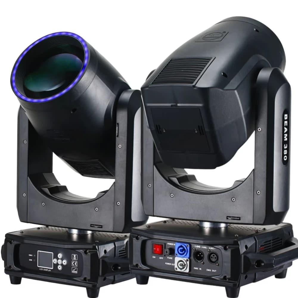 LED 380W 20R Beam Moving Head Light 48 Honeycomb Prism+Single 8 Prism, Suitable for Disco DJ Wedding Nightclub Stage Light