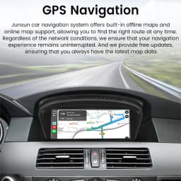 Junsun 8 Core Wireless CarPlay Andorid Auto Car Radio For BMW 3 Series E60 E61 E63 E64 5 Series E90 E91 E92 E93 2004-2012