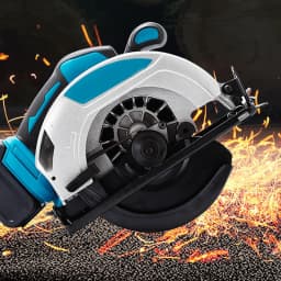 Brushless Electric Circular Saw 1380W 4500RPM Brushless Cordless Circular Saw Power Tool 178mm For 18V Battery