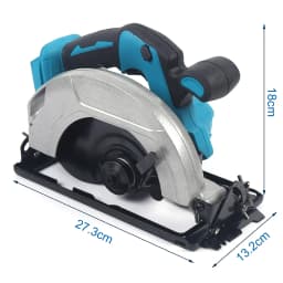 Brushless Electric Circular Saw 1380W 4500RPM Brushless Cordless Circular Saw Power Tool 178mm For 18V Battery