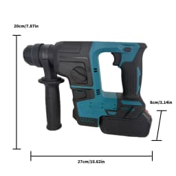 Brushless Electric Hammer Drill Rechargeable Cordless Rotary Hammer Drilling And Chiseling Tool For Cut Concrete Steel Or Wood