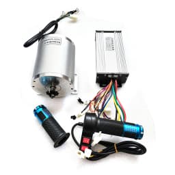 60V 2000W BLDC Motor Kit, 4300r/min Electric Brushless DC Motor w/3-Speed Controller and Universal Throttle DIY Part Conversion