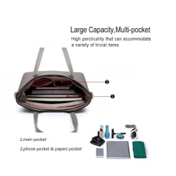 Miss Lulu WOMEN'S Shoulder bag Set 3 Piece Large Handle bag Carry bag Tote Bag Women handbag Comfortable