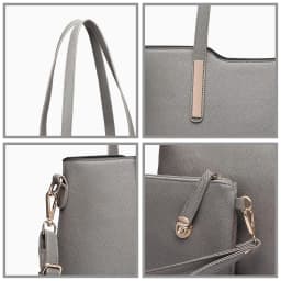 Miss Lulu WOMEN'S Shoulder bag Set 3 Piece Large Handle bag Carry bag Tote Bag Women handbag Comfortable