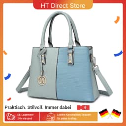 Miss Lulu WOMEN'S Handbag, PU leather Elegant Handle bag, Vintage Hobo bag with Detachable Shoulder Strap and Top Handle