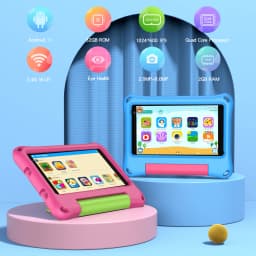 Kids Tablet 7 Inch Tablet for Toddlers, Android OS with 2 GB RAM and 32 GB Storage, with WiFi, Dual Camera, Child Safety Mode