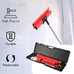 Drywall Smoothing Spatula Handle Set with 40/60/80cm Smoothing Spatula + Extension Handle Pole for Wall Ceiling