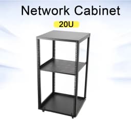12U/15U/20U Network Cabinet 2mm Adjust Shelf With 4 wheels for Server/Shielded Cabinet Mobile Audio Amplifier Rack Shelf