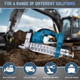 10000PSL Cordless Electric Grease Gun 689Bar High Pressure Car Lubricating Oil Car Maintenance Power Tool For Makita 18v Battery