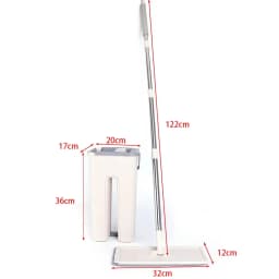 Mop Set with Bucket Floor Mop Set 10 Microfibre Pads Cleaning Cloths