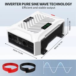 DATOUBOSS 2000W 3000W 3500W Pure Sine Wave Inverter 12V 24V Single Voltage Car Inverter for RV Solar Energy Storage System