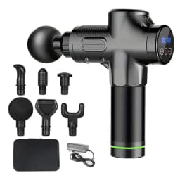 Deep Muscle Massage Gun Fascia Gun Relaxor Electric Mute Massager for Body Neck Back Legs Fitness Massage Multi Gear Adjustable