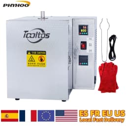 2-in-1 High Temp Jewelry Casting Furnace Oven Machine for Mold Burnout with Precise Digital Thermostat