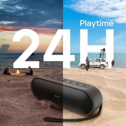 TRIBIT 30W Portable Bluetooth Speaker,IPX7 Waterproof Wireless Speaker TWS Stereo Pairing 24hrs Playtime For Camping With APP EQ