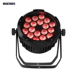 SHEHDS Waterproof IP65 LED RGBWA+UV 6in1 18X18W/7X18W Dj Disco Outdoor Paty Decoration Street lights