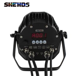 SHEHDS Waterproof IP65 LED RGBWA+UV 6in1 18X18W/7X18W Dj Disco Outdoor Paty Decoration Street lights