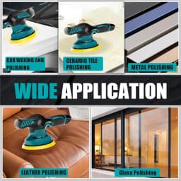Polishing Machine For Car 12V Cordless Polisher 8 Gears 380W Automotive Electric Waxing Repairing Wireless Sander Polish