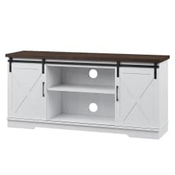 Farmhouse TV Stand for 65 Inch TV, Entertainment Center with Storage and Sliding Barn Doors, Modern Media TV Console TV Stands f