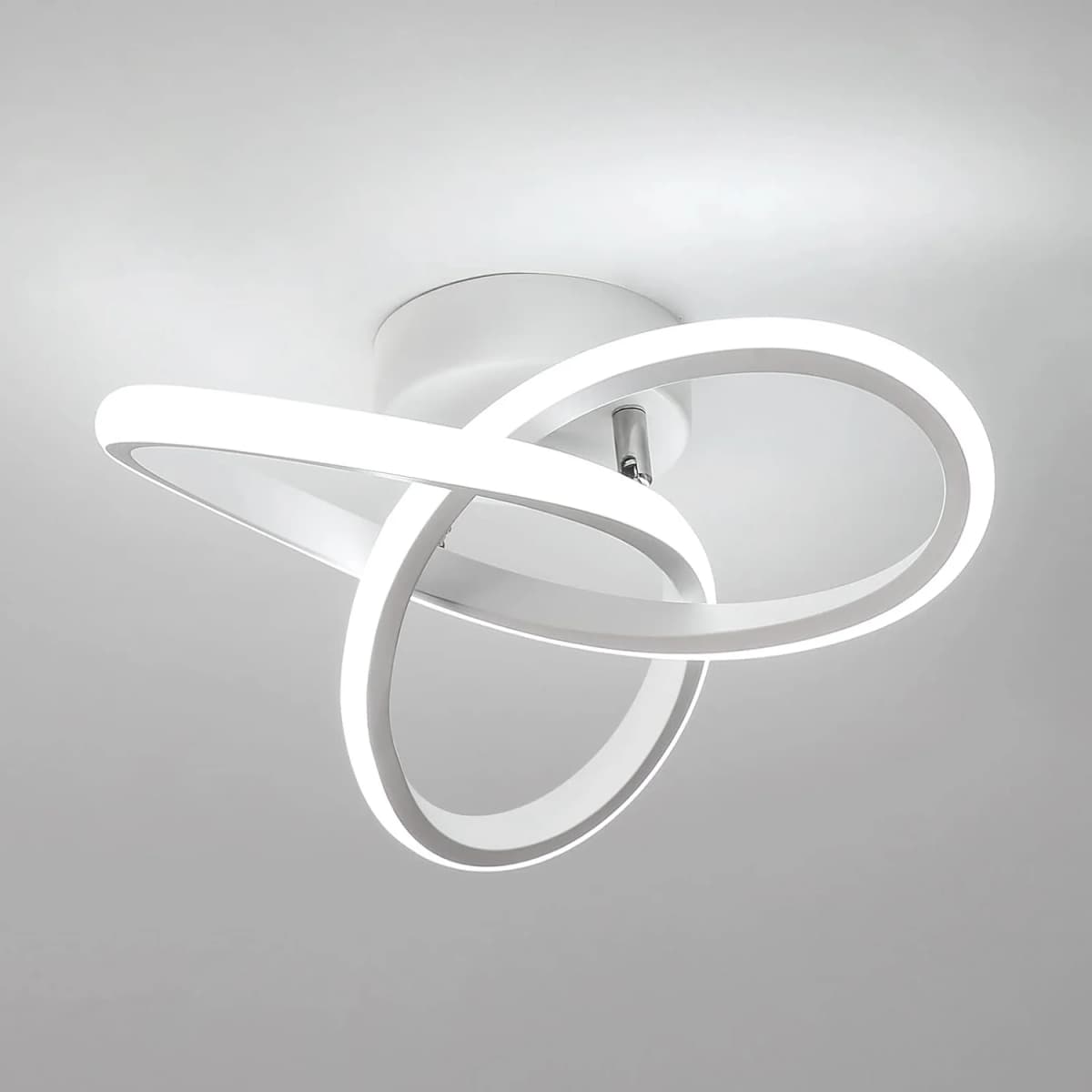 White Hallway Light Modern LED Ceiling Light for Balcony Corridor Closet Bedroom Bathroom Kitchen Livingroom 6500K White Cold