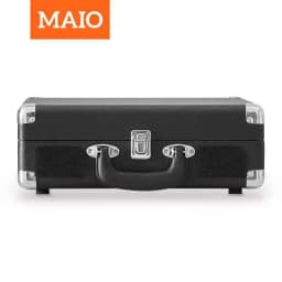 Maio C200 Belt-Driven Vintage Gramophone Device, Vinyl Record, Turntable, High-Fidelity Stereo, Built-In Speaker, 3-Speed